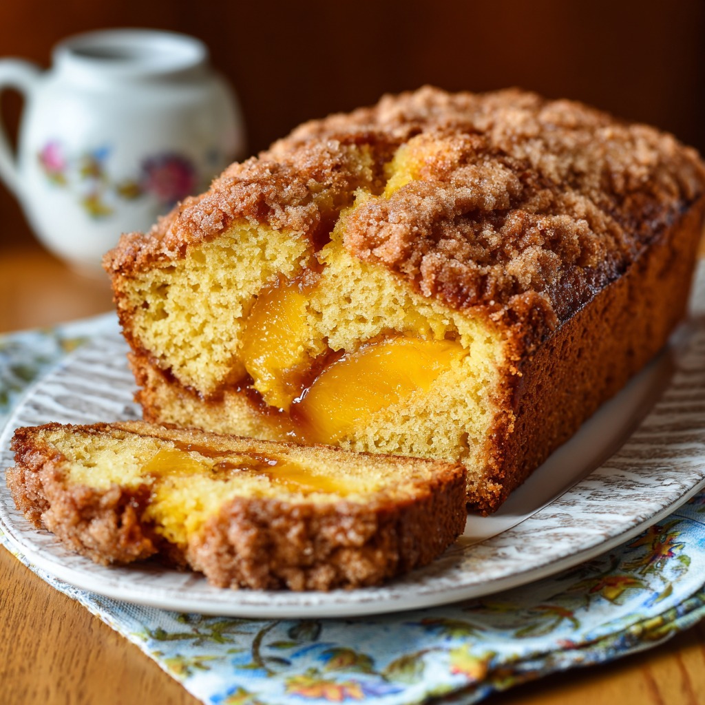 Amish Peach Bread Recipe