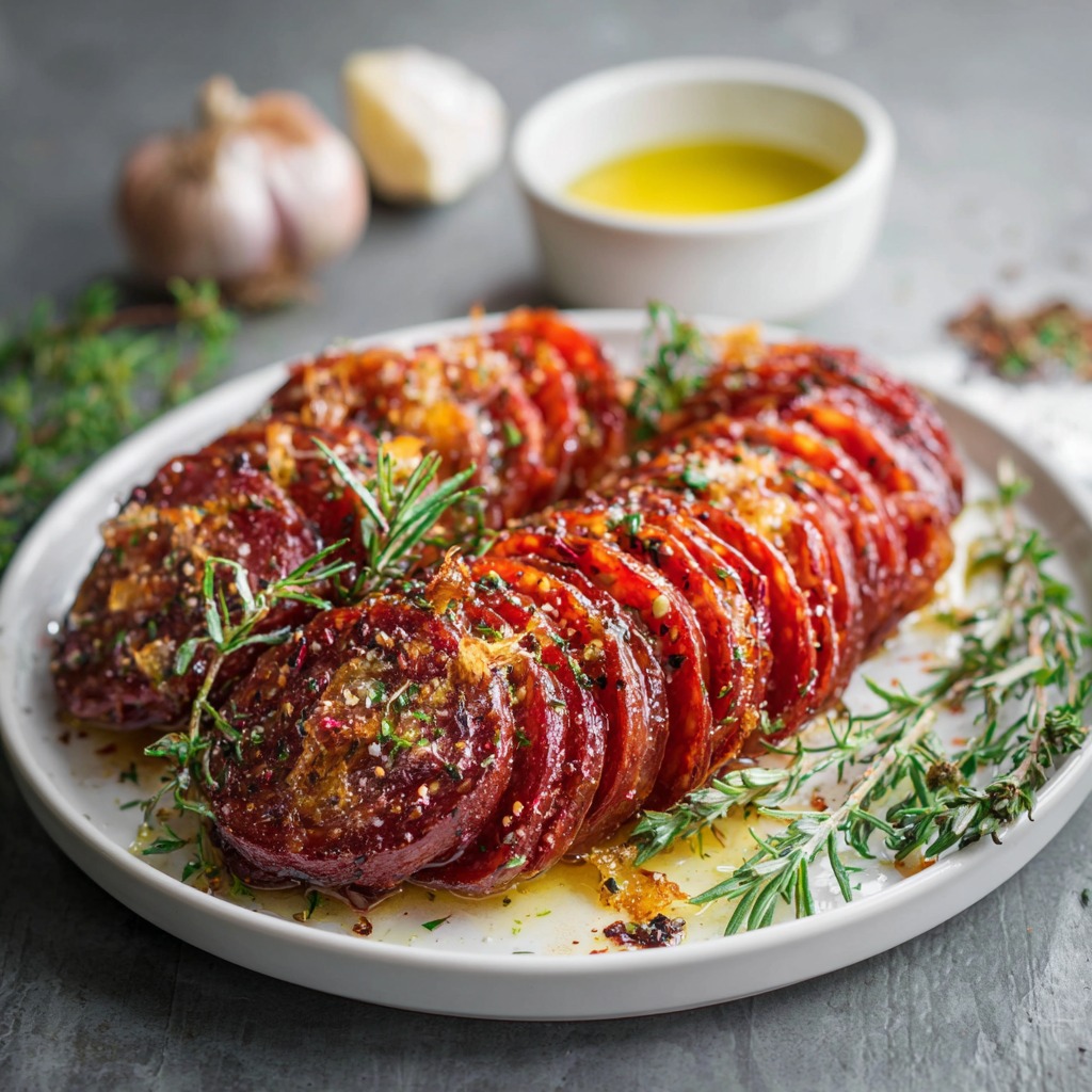 Hasselback Salami Recipe​