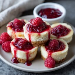 Keto Raspberry Cheesecake Bites
