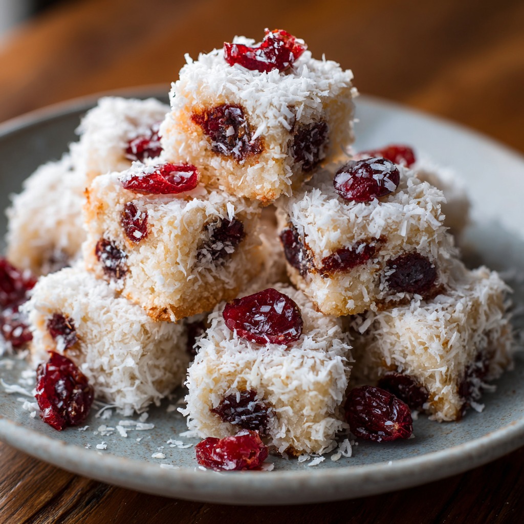 Coconut Cranberry Chews Recipe