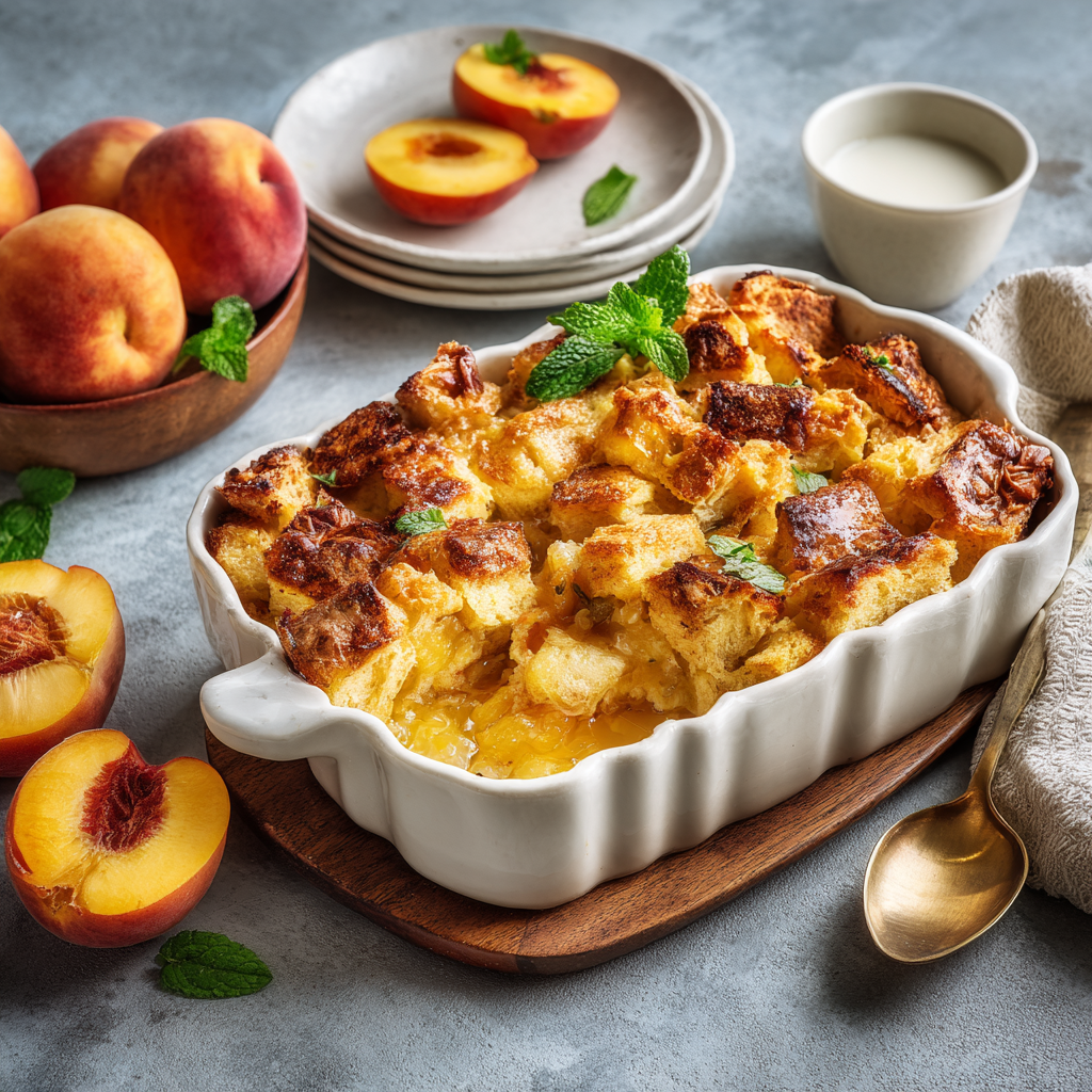 Bread Pudding Recipe With Peaches