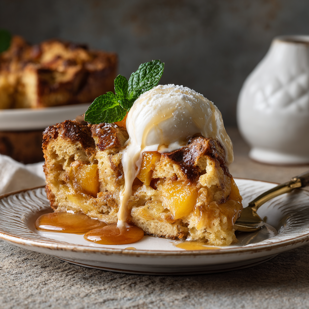 Bread Pudding Recipe With Peaches
