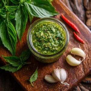 Thai Basil Pesto Sauce Recipe