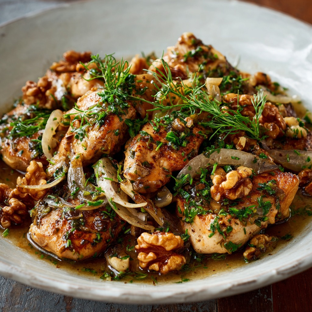 Chicken With Walnuts Recipe