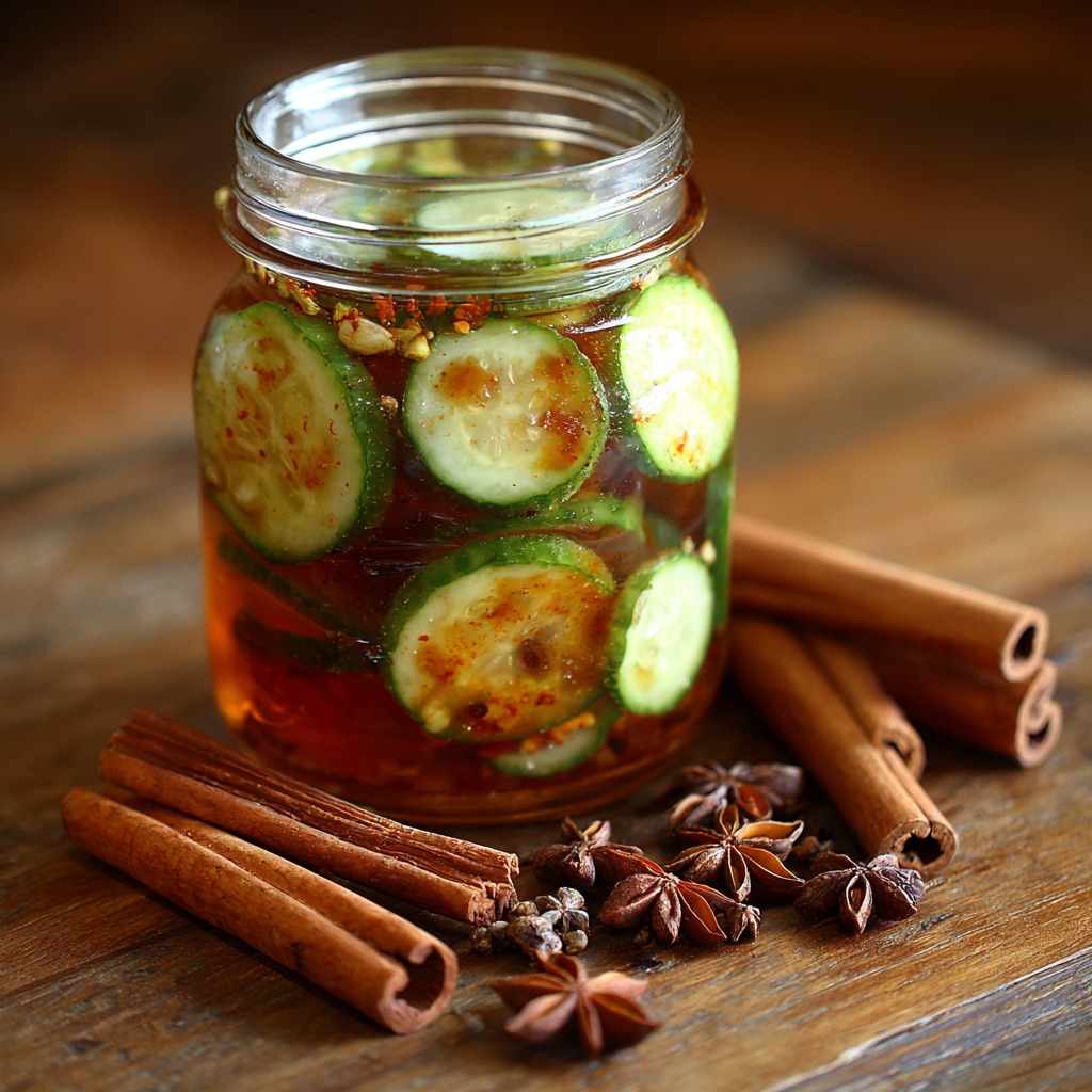 Cinnamon Cucumber Pickle Recipe