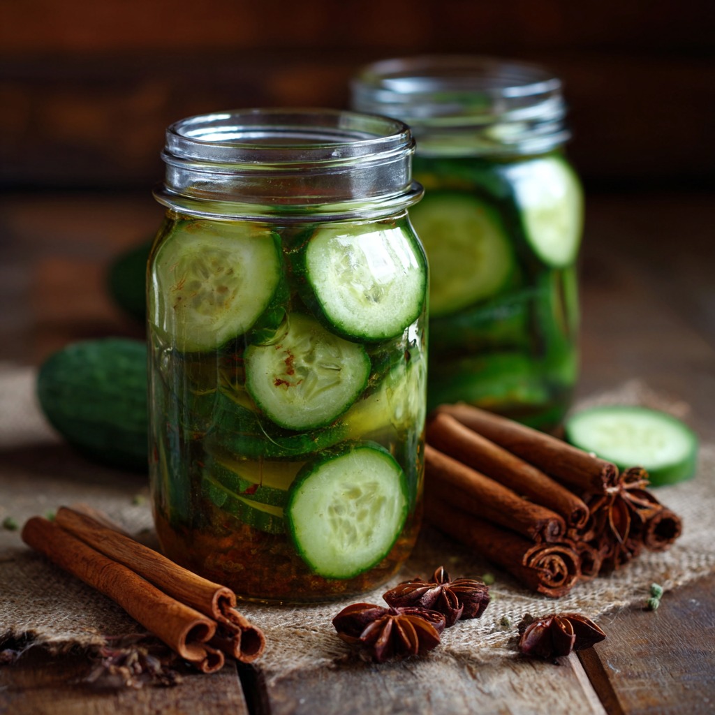 Cinnamon Cucumber Pickle Recipe