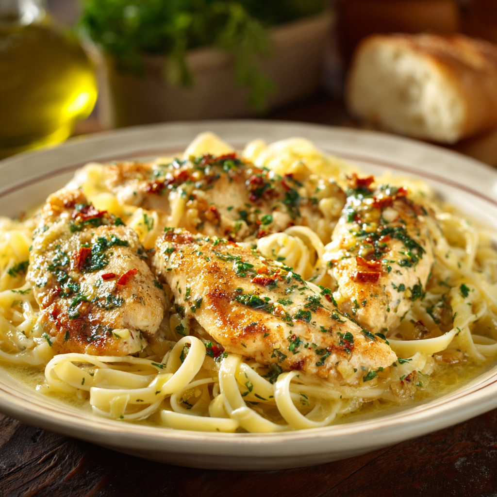 Olive Garden Chicken Scampi Recipe
