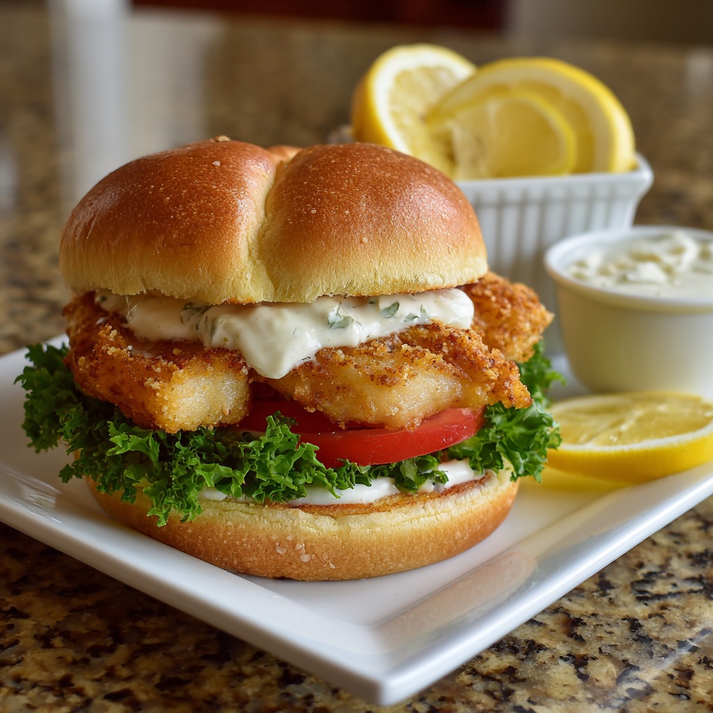 Air Fryer Fish Sandwich​
