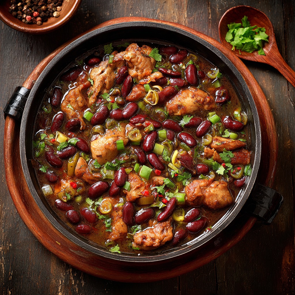 Kidney Beans Chicken Recipe