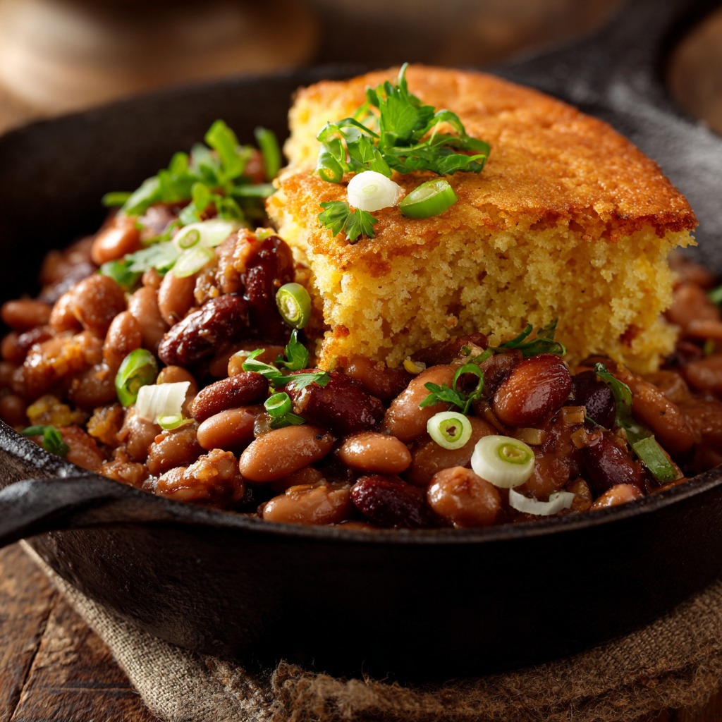 Pinto Beans and Cornbread Recipe