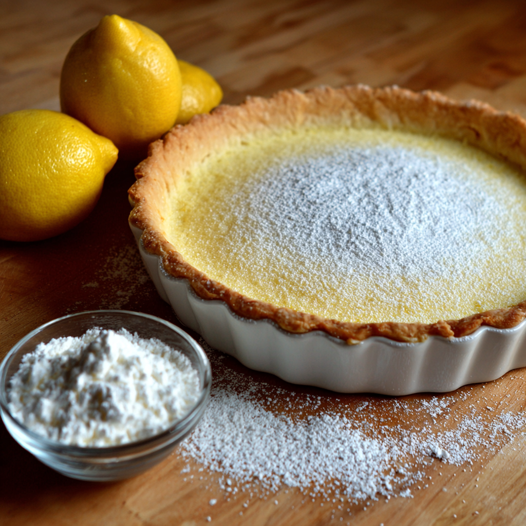 Lemon Sponge Pie Recipe