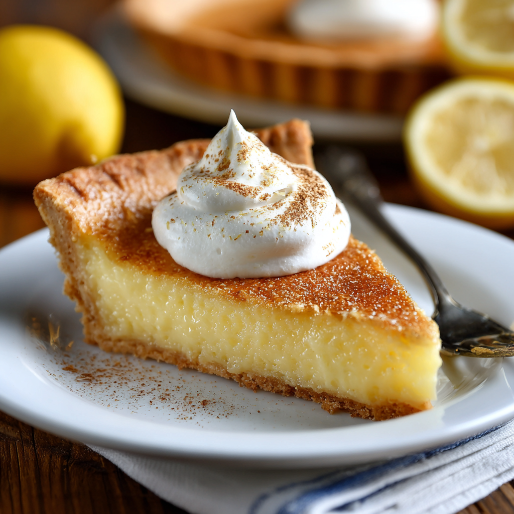 Lemon Sponge Pie Recipe