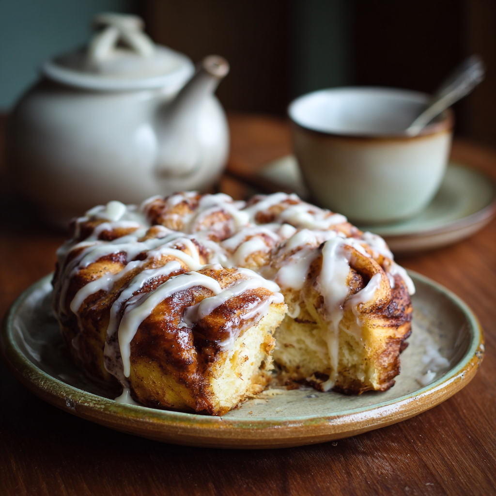 cinnamon bun recipe no egg​