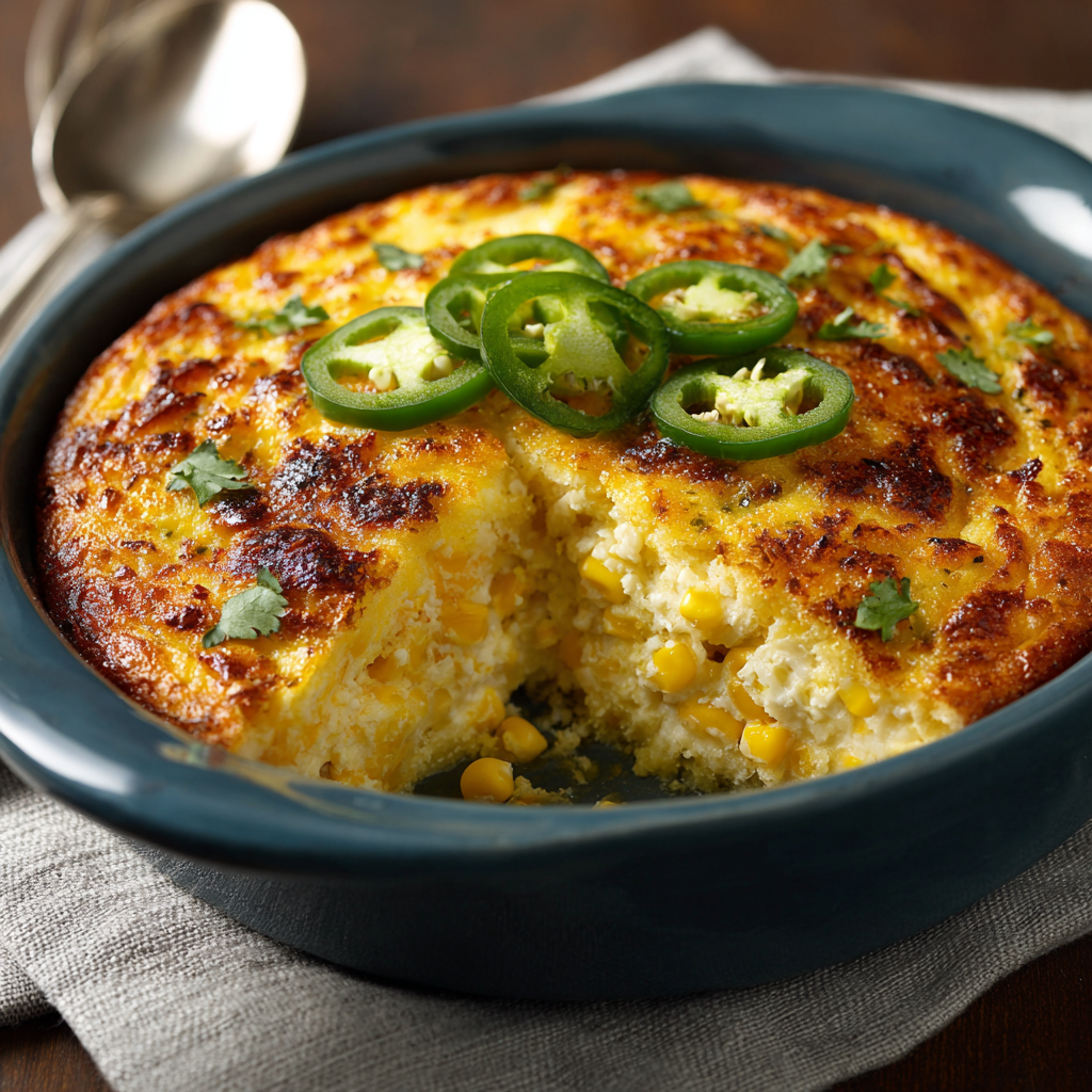 Jalapeno Corn Pudding Recipe​