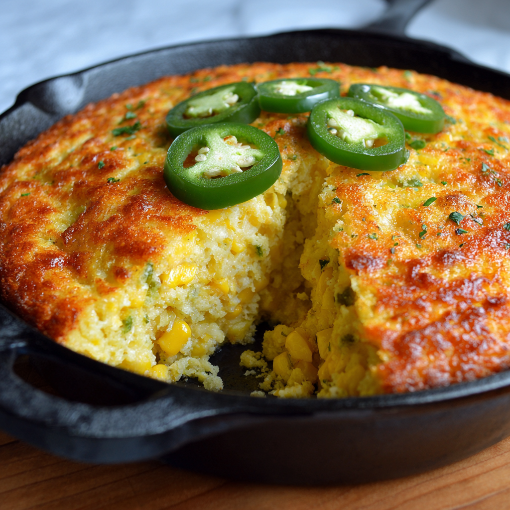 Jalapeno Corn Pudding Recipe​