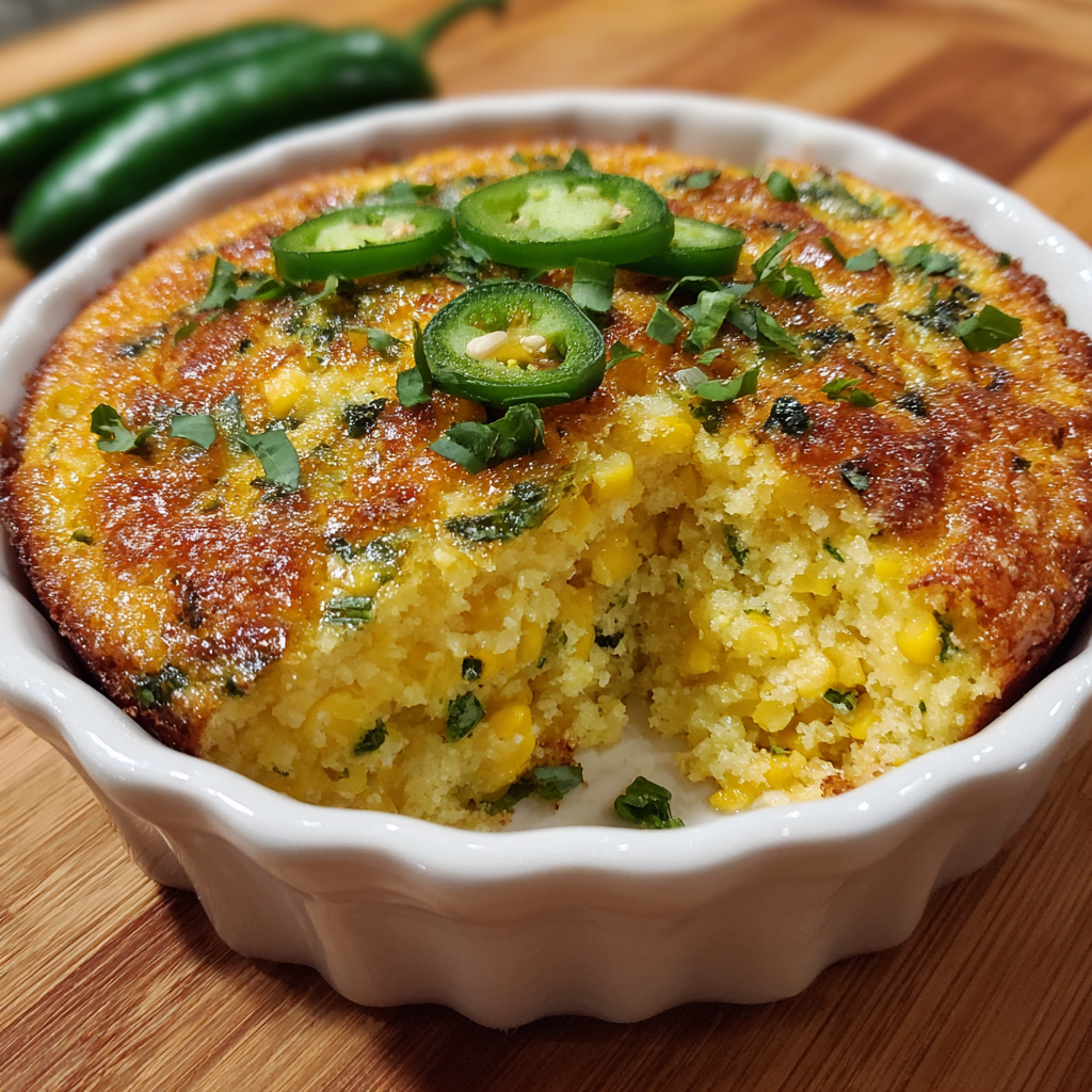 Jalapeno Corn Pudding Recipe​