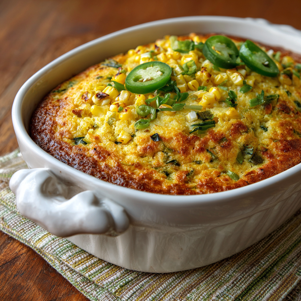 Jalapeno Corn Pudding Recipe​
