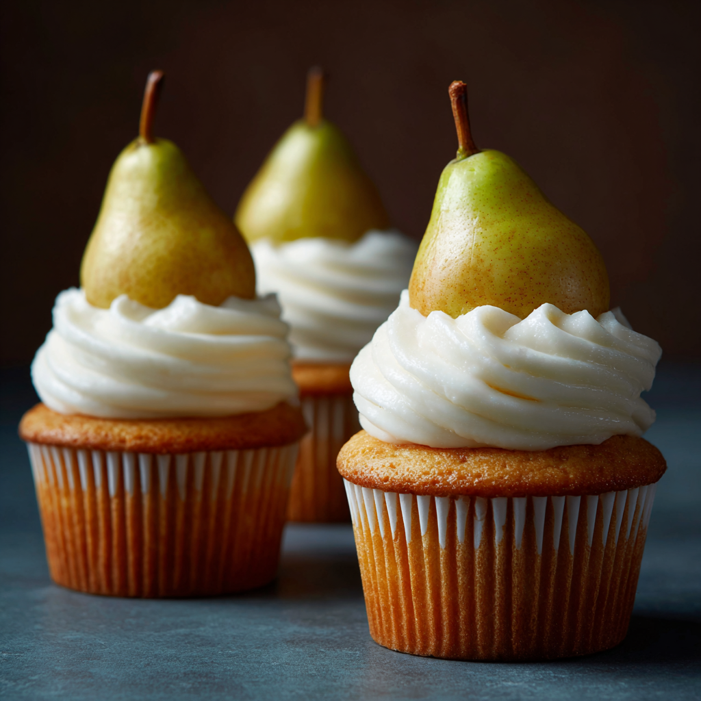 Pear Cupcakes Recipe