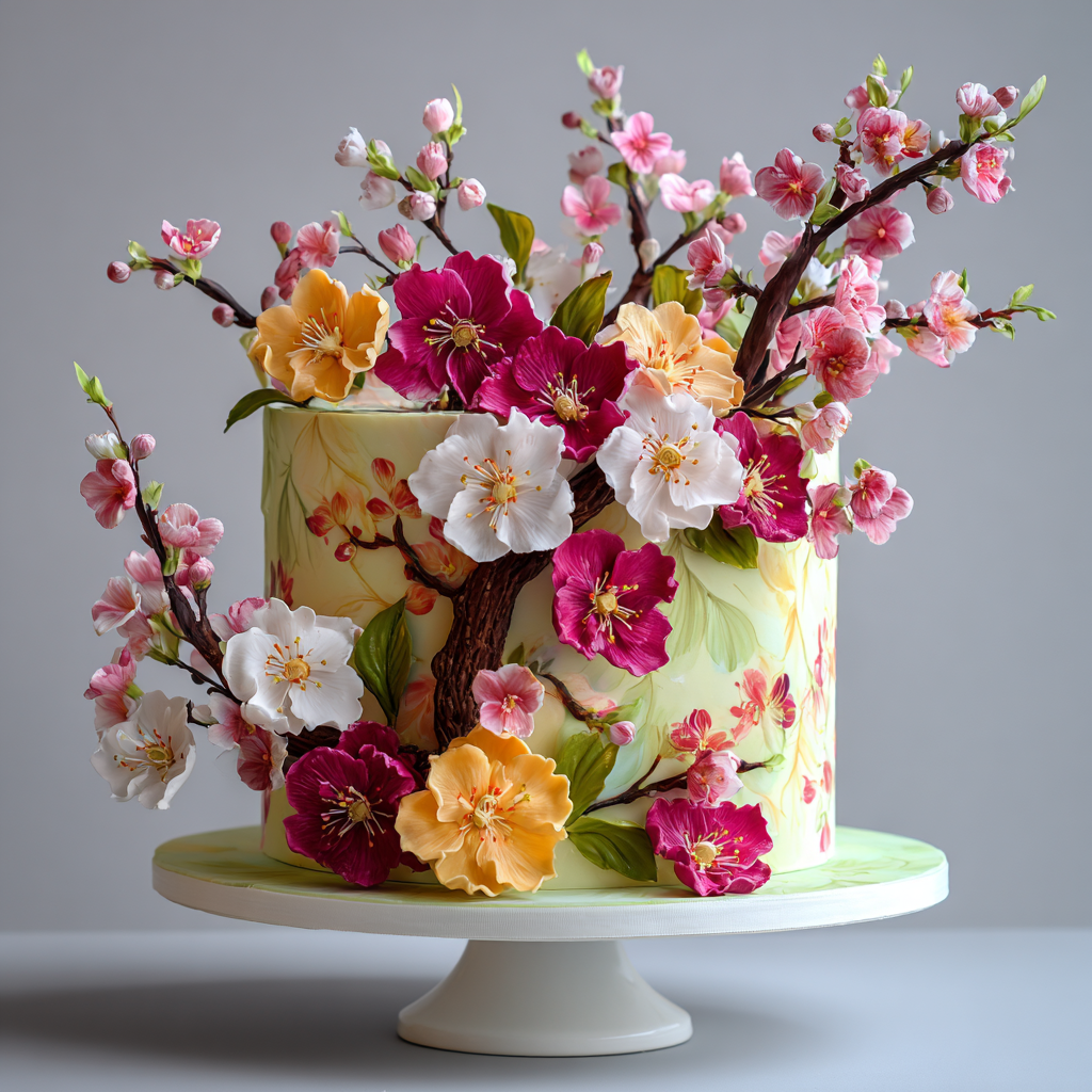 spring cake designs