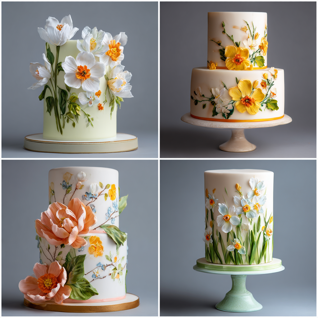 spring cake designs