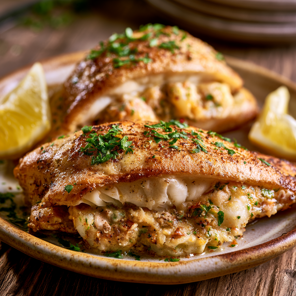 Stuffed Catfish Fillets Recipe