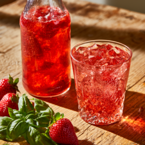 Strawberry Basil Shrub Recipe
