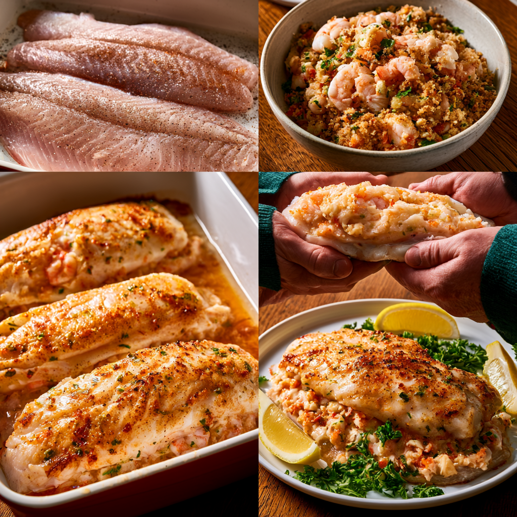 Stuffed Catfish Fillets Recipe