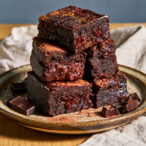 vegan mochi brownie