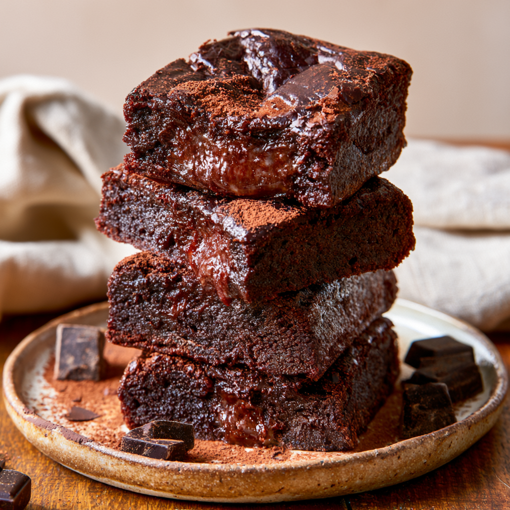 vegan mochi brownie