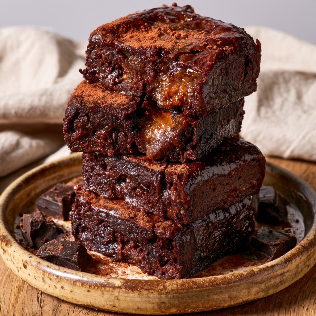 vegan mochi brownie